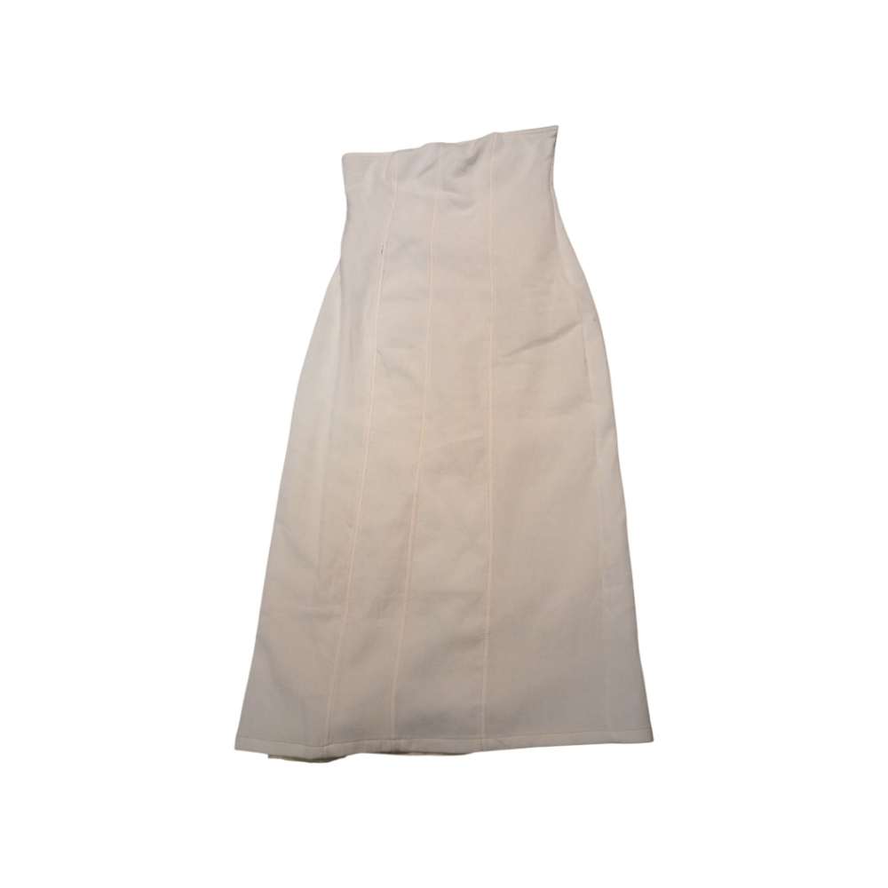 Zara Elegant Cream Women's Halter Style Dress, Size L, NWT